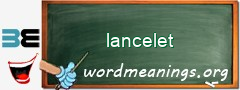 WordMeaning blackboard for lancelet